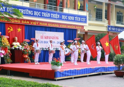 Trường THCS Nguyễn Bỉnh Khiêm: Hân hoan đón chào Lễ khai giảng năm học mới 2019 – 2020.