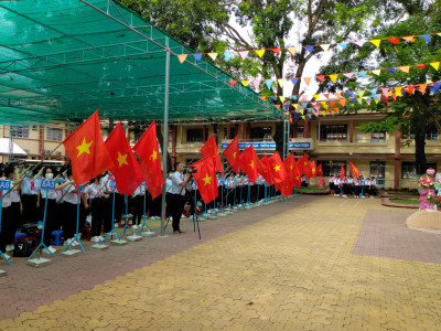 Trường THCS Nguyễn Bỉnh Khiêm: Tưng bừng khai giảng năm học mới 2023-2024