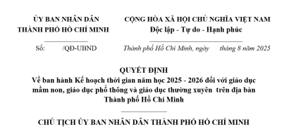 KẾ HOẠCH THỜI GIAN NĂM HỌC 2025-2026