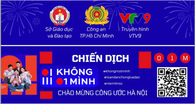 TRƯỜNG THCS NGUYỄN BỈNH KHIÊM PHÁT ĐỘNG CHIẾN DỊCH “KHÔNG MỘT MÌNH – CÙNG NHAU AN TOÀN TRỰC TUYẾN”