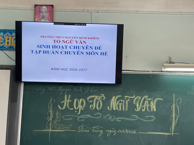 TẬP HUẤN CHUYÊN MÔN HÈ TỔ NGỮ VĂN