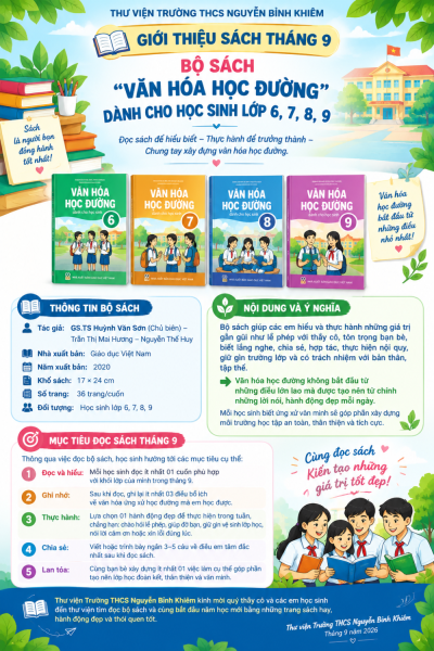 GIỚI THIỆU SÁCH THÁNG 9/2026