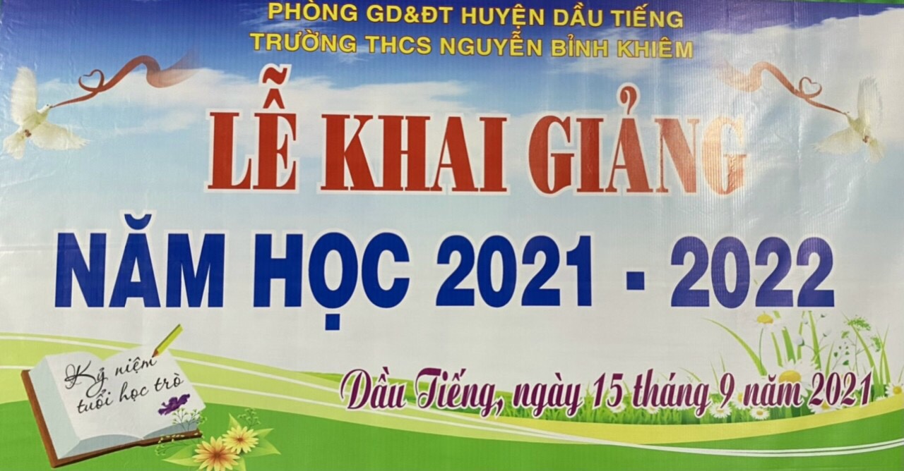 Lễ khai giảng năm học mới 2021 – 2022.